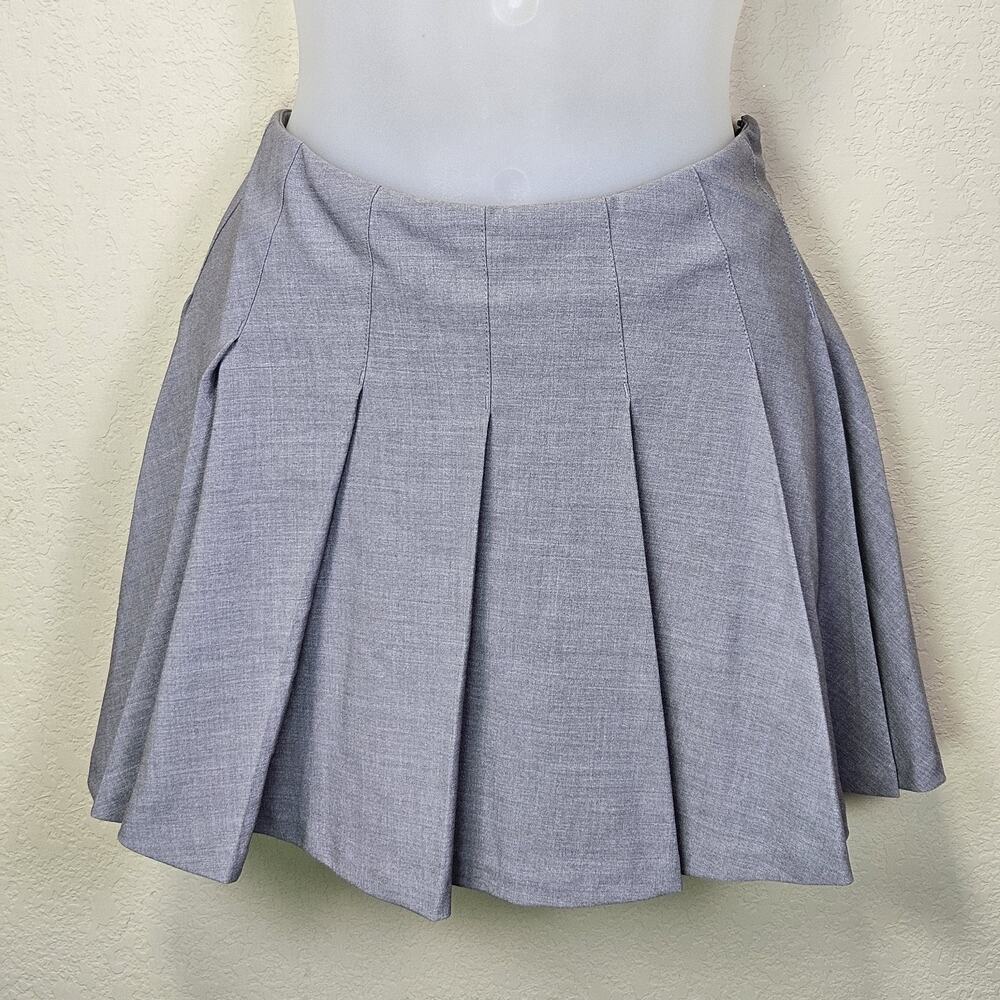 BP Pleated Skort S Skirt Short Gray Nordstrom Preppy Schoolgirl Mini Old Money